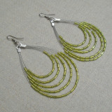 Pendentif multi-rangs vert