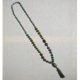 Collier Bouddha et pompon