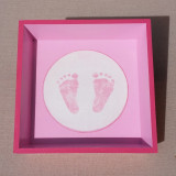 Vide-poches "Petits petons" rose
