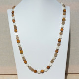 Collier / Sautoir jaune 