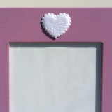 Cadre "Baby star" mauve