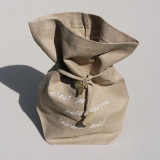 Sac Aumônière en lin garçon