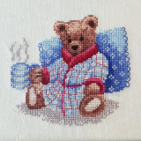 Le petit ourson en peignoir