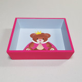 Vide-poches "Petits petons" rose