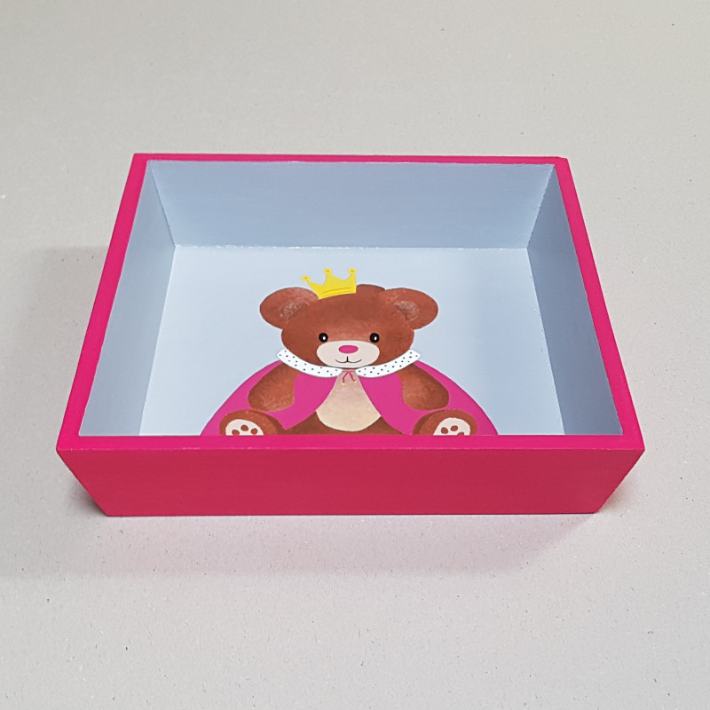 Vide-poches "Petits petons" rose