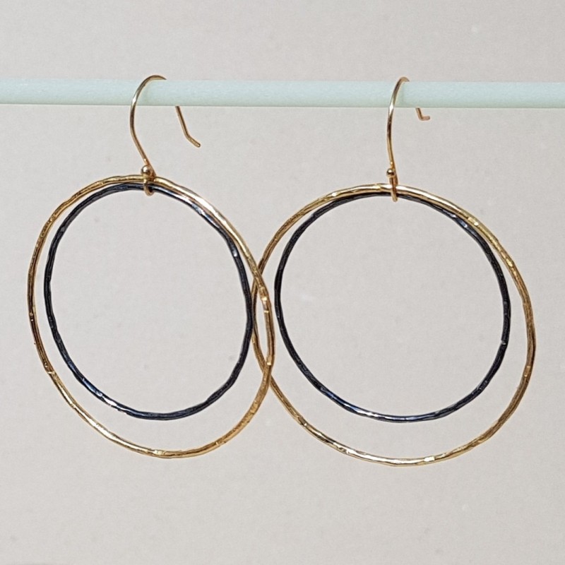 WILD & EE Boucles d'oreilles en acier inoxydable pour femmes, épais, Punk, or, étanche, ne se décolore pas, bijoux de déclaration  36