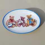 Plat ovale Oursons marins