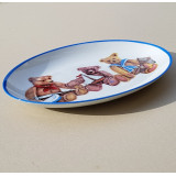 Plat ovale Oursons marins