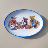 Plat ovale Oursons marins