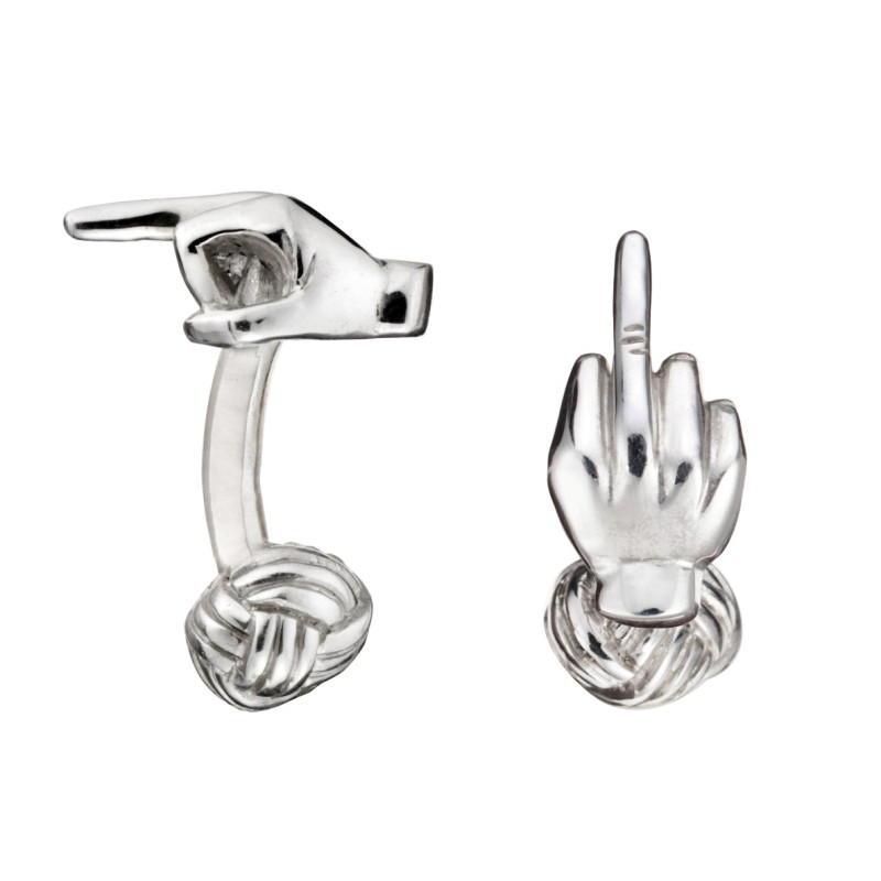 Boutons de Manchette "Doigt d'honneur"