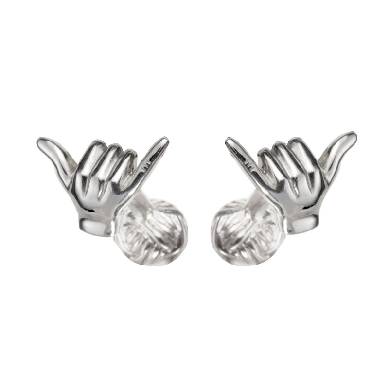 Boutons de Manchette "ROCK" en argent