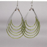 Pendentif multi-rangs vert