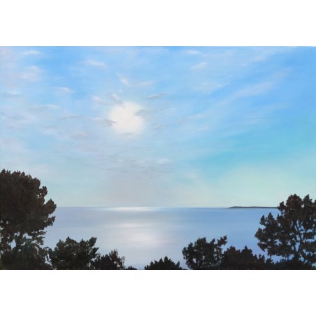 Juste avant la dune - Huile sur toile - 91x65 cm