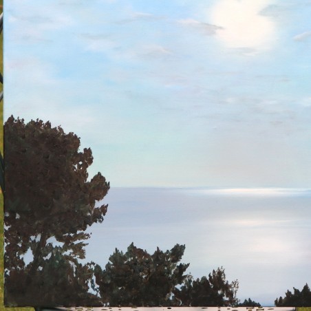Juste avant la dune - Huile sur toile - 91x65 cm