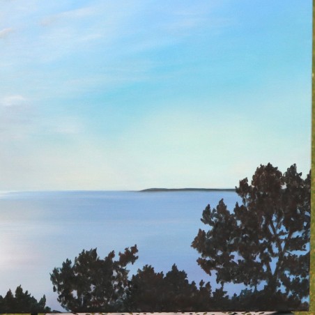 Juste avant la dune - Huile sur toile - 91x65 cm