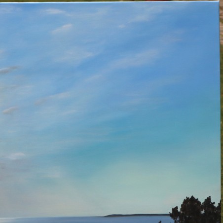 Juste avant la dune - Huile sur toile - 91x65 cm
