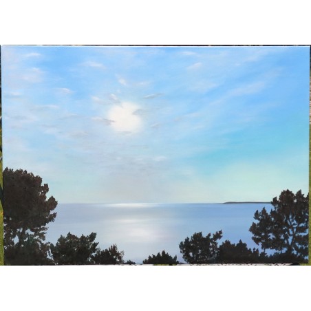 Juste avant la dune - Huile sur toile - 91x65 cm