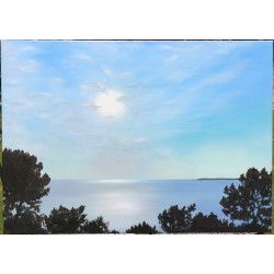 Juste avant la dune - Huile sur toile - 91x65 cm