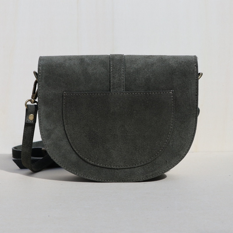 Sac bandoulière rigide vert kaki