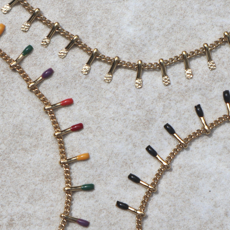 Bracelet petites pattes doré