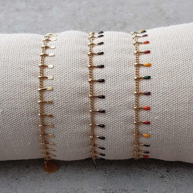Bracelet petites pattes doré