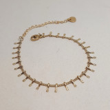Bracelet petites pattes doré