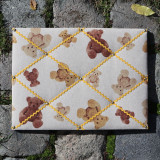 Pèle-mêle rectangulaire oursons, croquet jaune