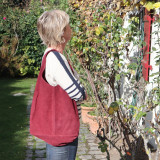 Sac en daim bordeaux