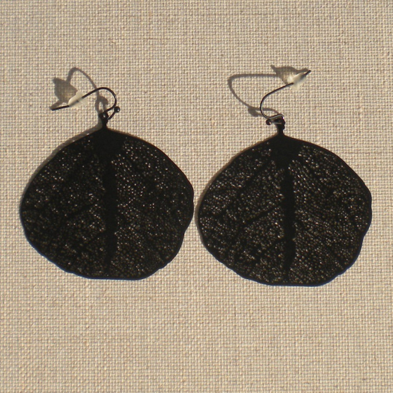 Fleur ronde noire