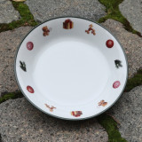 Assiette creuse déco enfants Noël