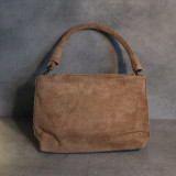 Sac à main en daim à franges, bandoulière