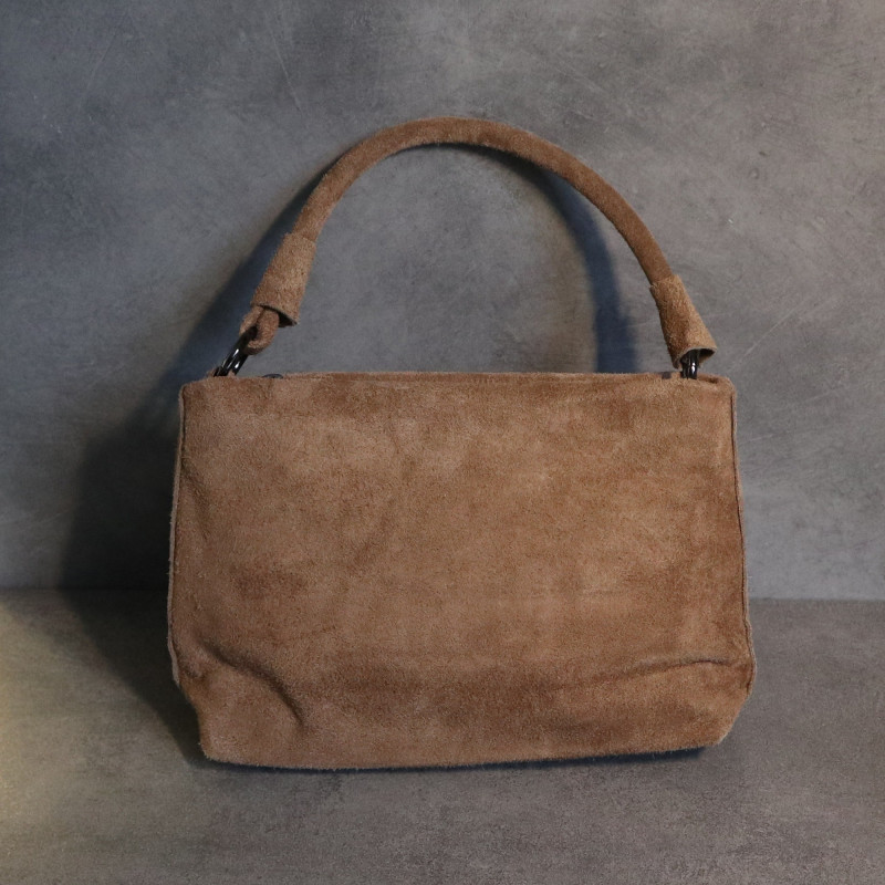 Sac à main en daim à franges, bandoulière