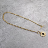 Collier pendentif pierre naturelle, onyx