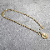 Collier pendentif pierre naturelle, turquoise africaine