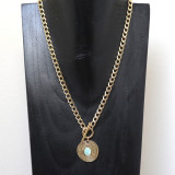 Collier pendentif pierre naturelle, amazonite