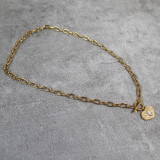 Collier pendentif coeur, pierre naturelle, nacre blanche