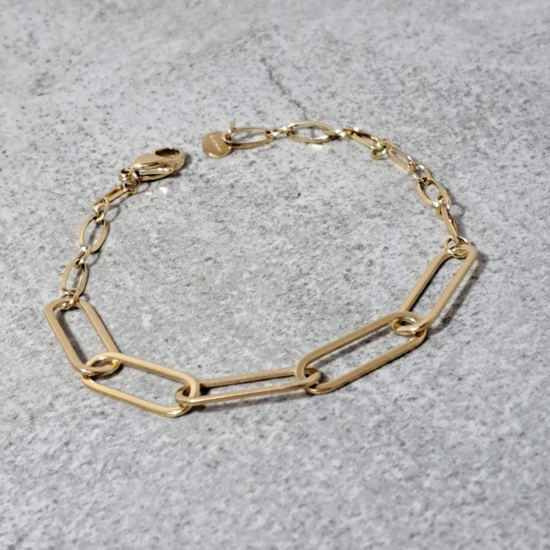 Bracelet Lassana, maille rectangulaire