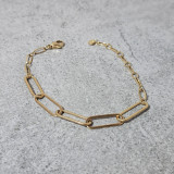 Bracelet Lassana, maille rectangulaire