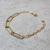 Bracelet Lassana, maille rectangulaire