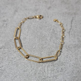 Bracelet Lassana, maille rectangulaire
