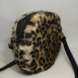 Petit sac rond léopard