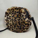 Petit sac rond léopard