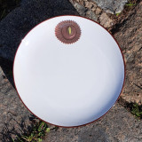 Ensemble de 6 assiettes à dessert , décor chocolat