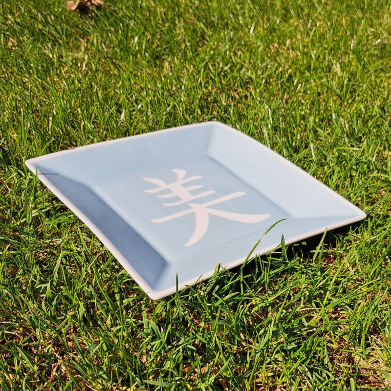 Vide-poches en porcelaine peint à la main