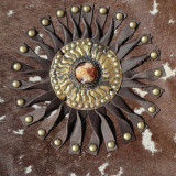 Sac bandoulière poils brun tacheté