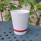 Verres tasses cerf, rouge et noir