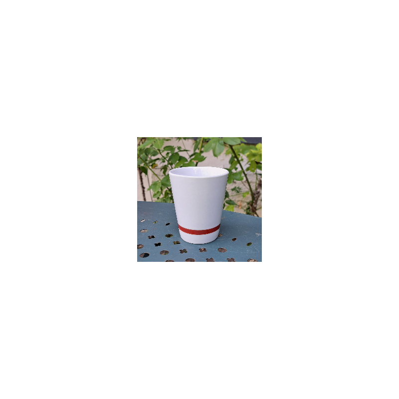 Verres tasses cerf, rouge et noir