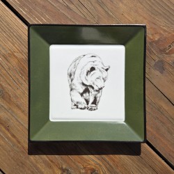 Vide-poches ours, vert