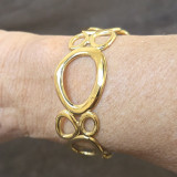 Bracelet manchette géométrique moderne