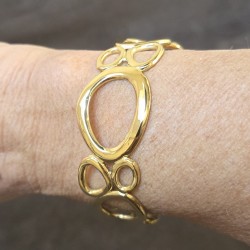 Bracelet manchette géométrique moderne